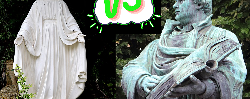 C'est quoi la différence entre cathos et protestants ?